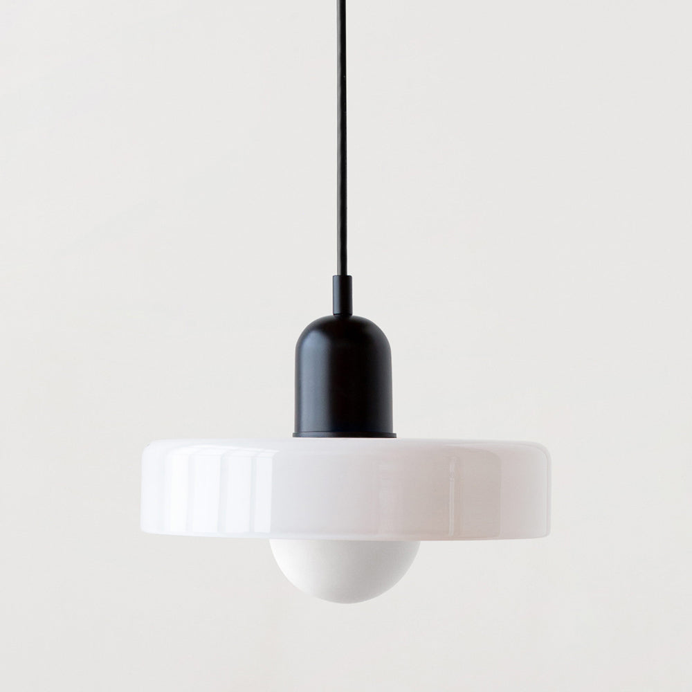Bauhaus Pendant Light | Colored Glass, Adjustable Height, Modern Kitchen Pendant Lighting 20