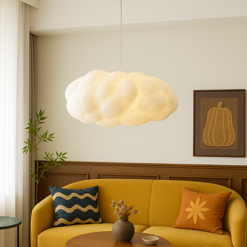 Cloudy Pendant Light | Adjustable Height, Modern Design for Kitchen Pendant Lighting 1