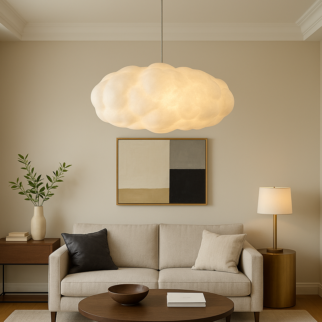 Cloudy Pendant Light | Adjustable Height, Modern Design for Kitchen Pendant Lighting 2