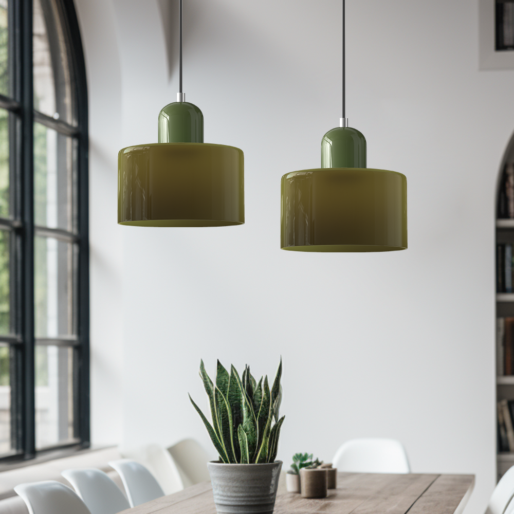 Bauhaus Pendant Light | Geometric Glass Design, Modern Kitchen Pendant Lighting 3