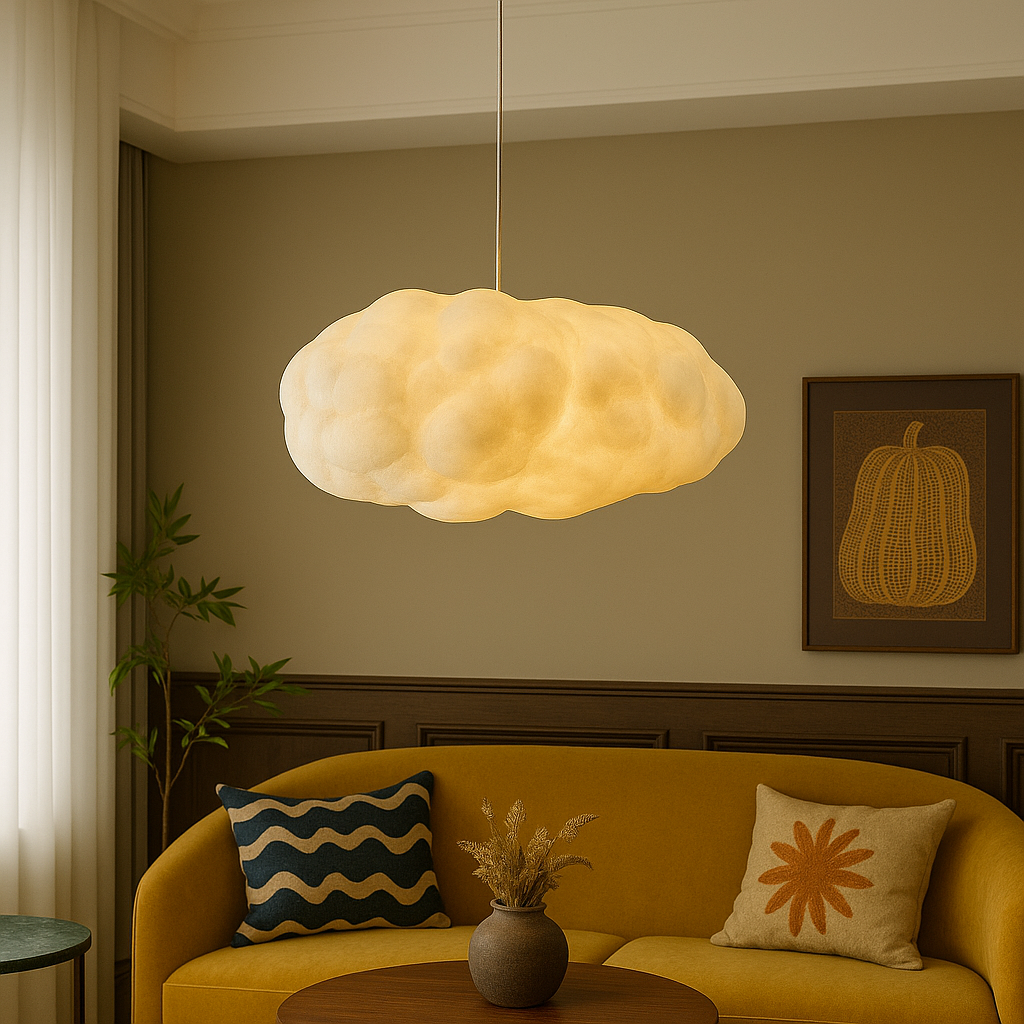 Cloudy Pendant Light | Adjustable Height, Modern Design for Kitchen Pendant Lighting 0