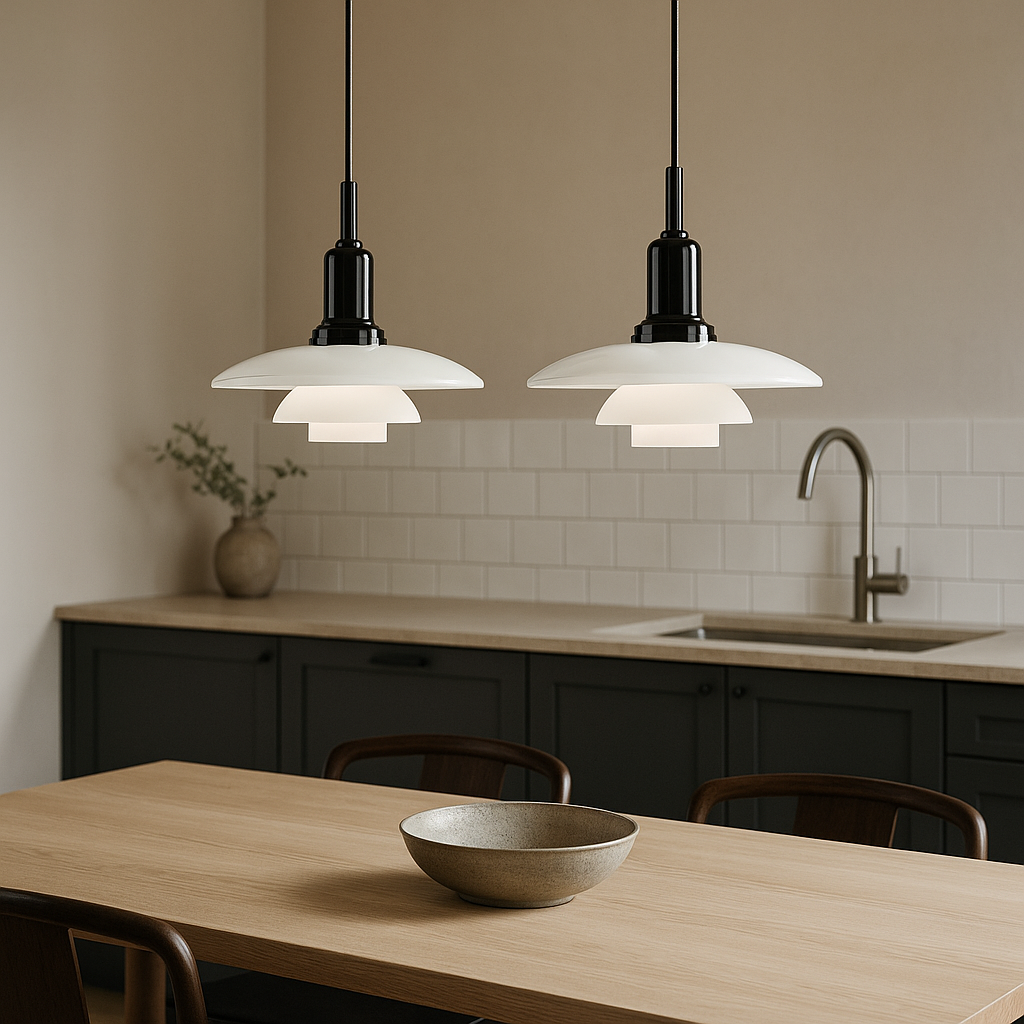 Dazzle Pendant Light | Scandinavian Glass, Adjustable Height 3