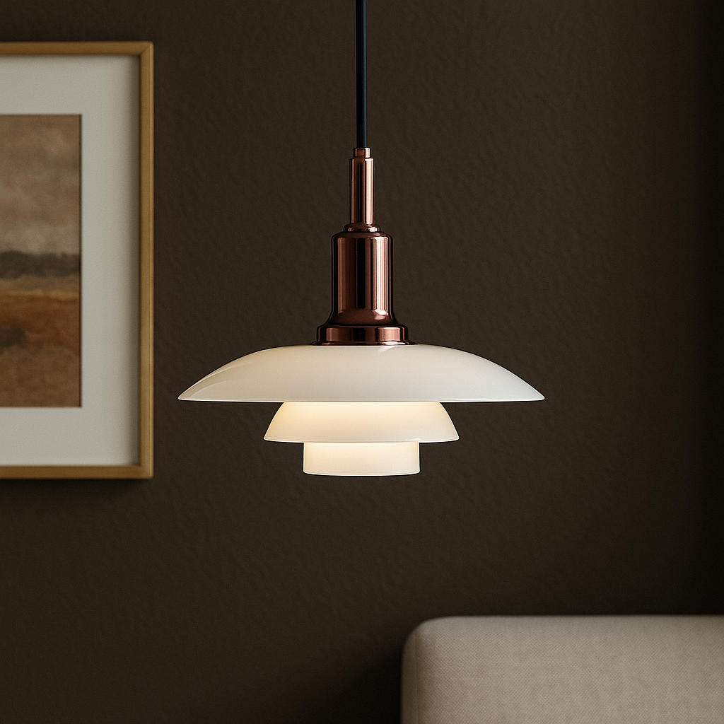 Dazzle Pendant Light | Scandinavian Glass, Adjustable Height 6