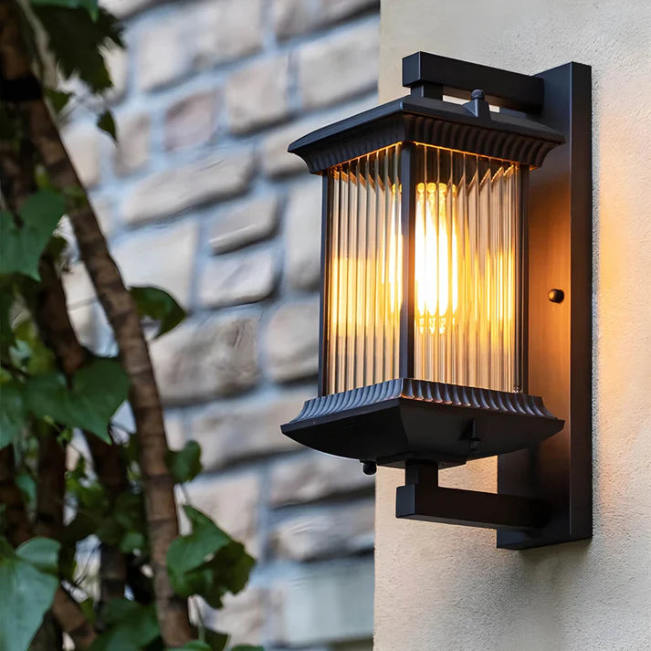 Pavo Outdoor Wall Light | Elegant Lantern Design, Weather-Resistant 0